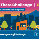 Social media graphic promoting Get There Challenge from Oct 1 - 14